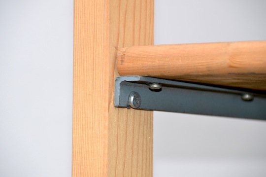close-up houten rangerek-hoze