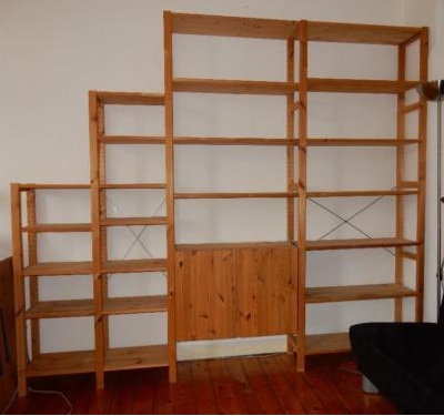 voorbeel houten stellingkast ivar